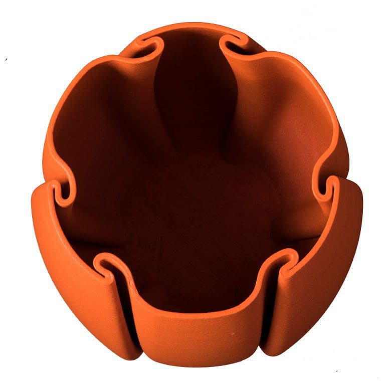 60e453a354eded5775553774_NeverEnding Furniture 3D printed circular plant pots Dutch Tulip (Medium)